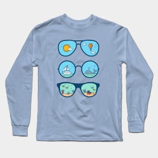Sunglasses Lanscape Long Sleeve T-Shirt